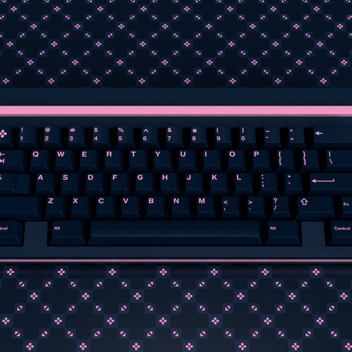 GMK Pink on Navy キーキャップ GMK Pink on Navy – CannonKeys