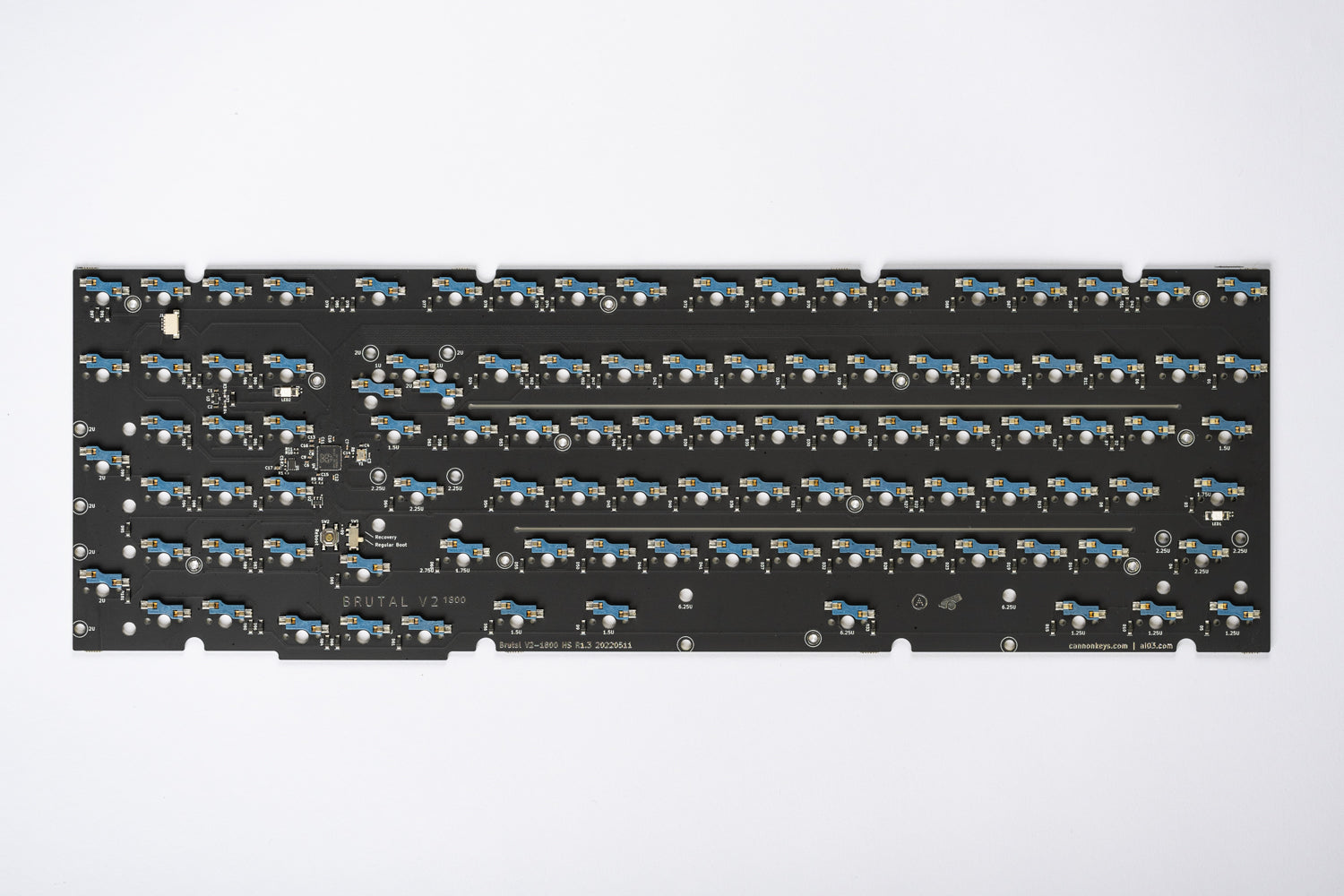 brutal v2 1800 hotswap PCB rear