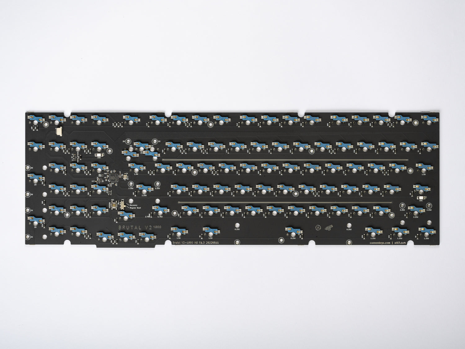 brutal v2 1800 hotswap PCB rear