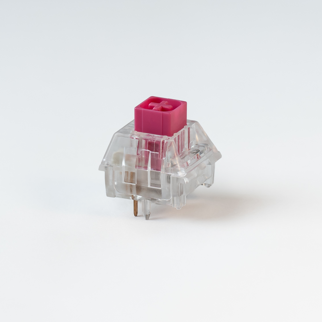 Kailh BOX Crystal Pink Clicky Switch – CannonKeys