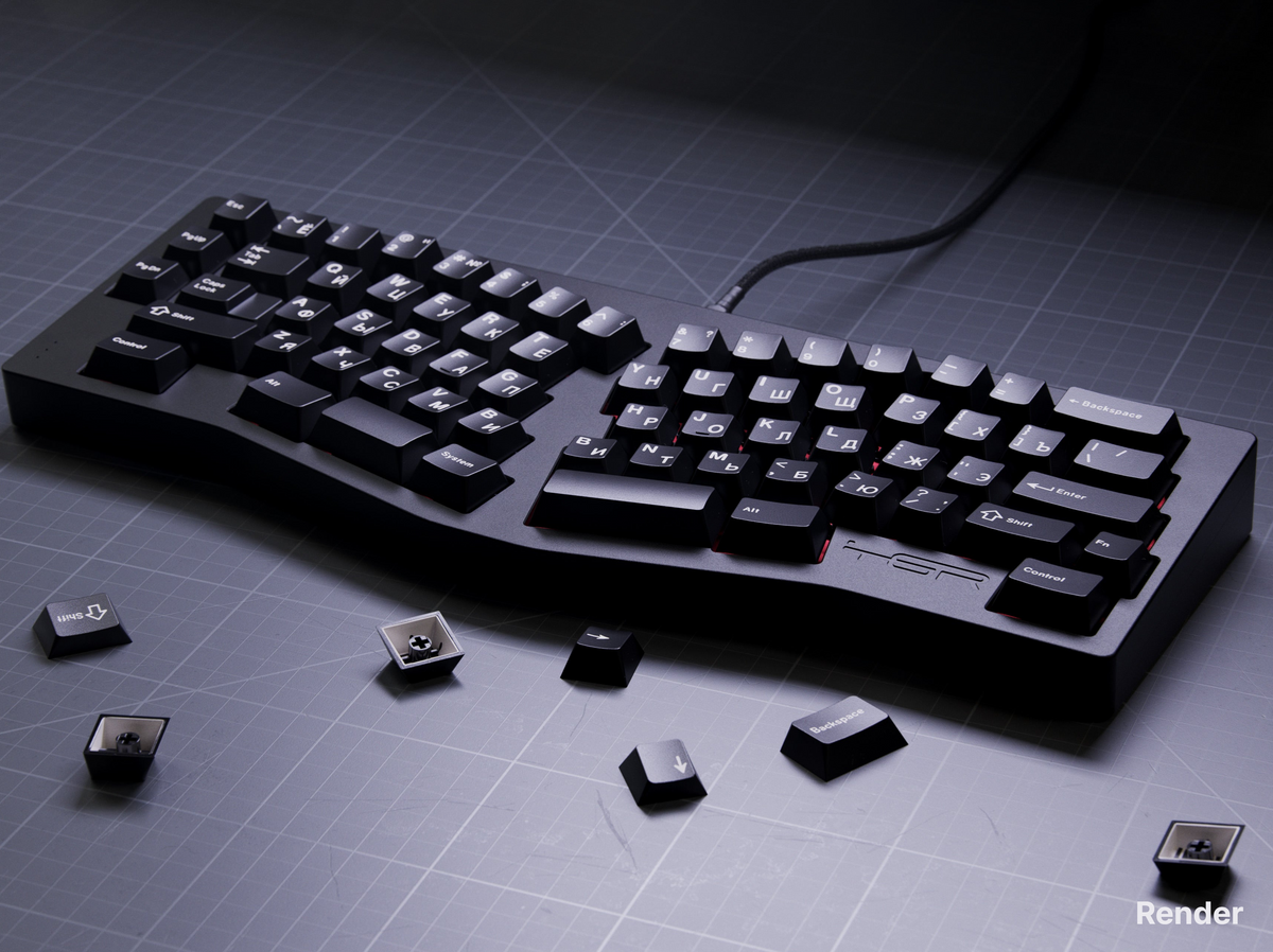GMK Cyrillic Beige & Cyrillic White on Black – CannonKeys