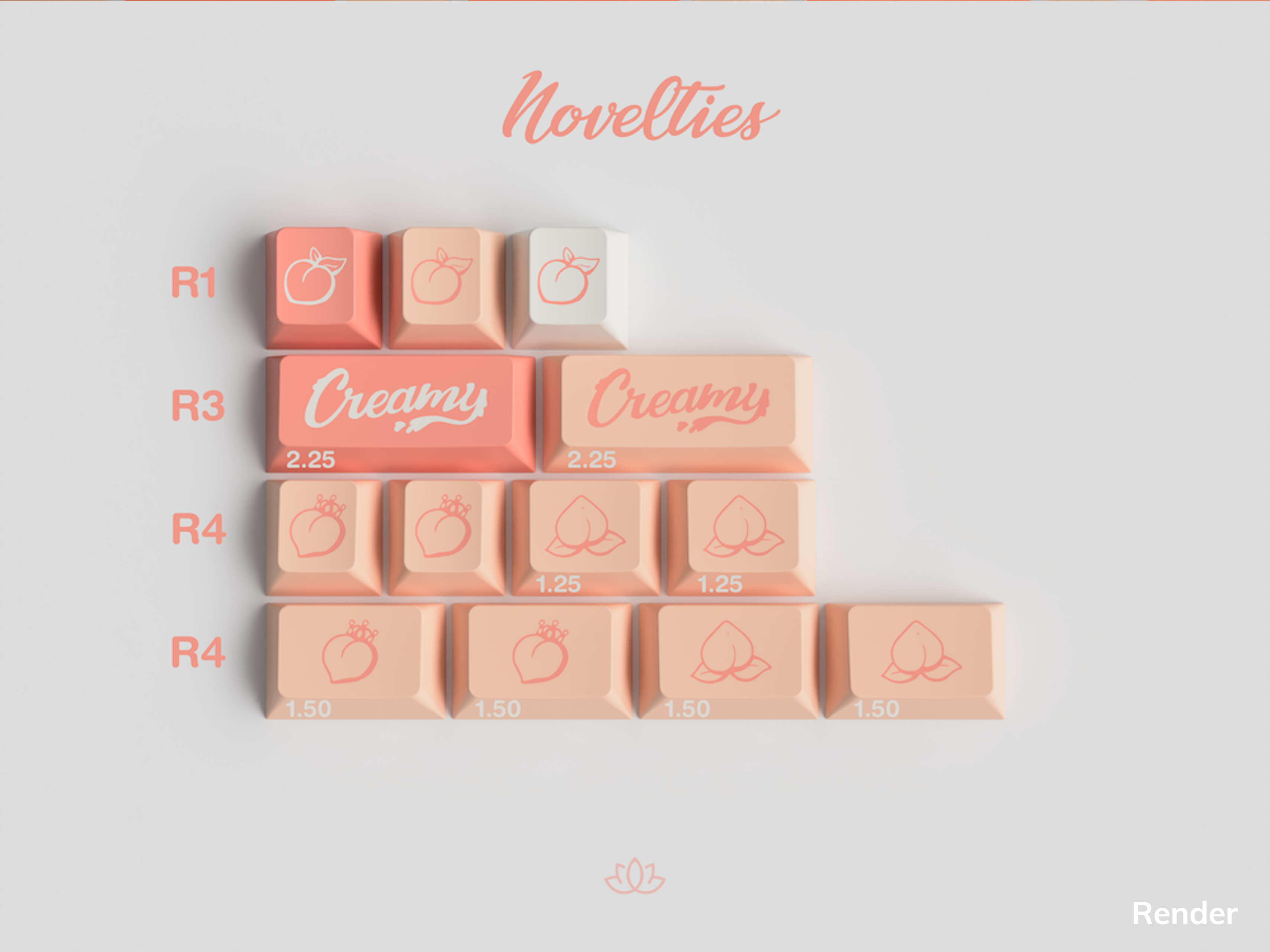 GMK Peaches n Cream Lite – CannonKeys GMK Peaches n Cream Lite – CannonKeys