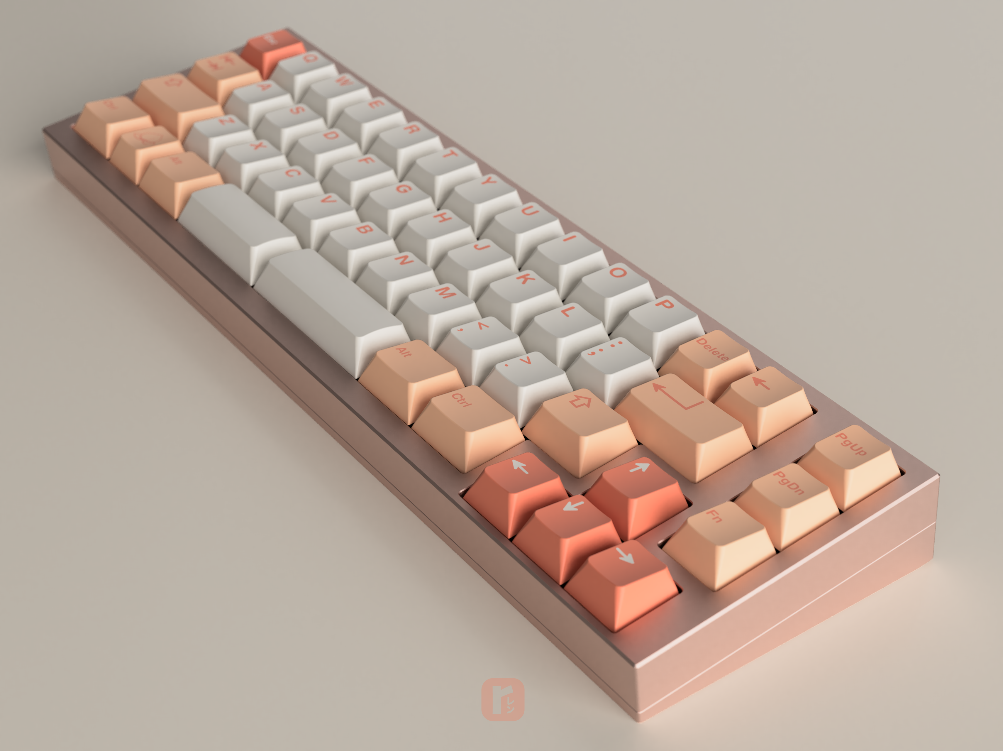 GMK Peaches n Cream