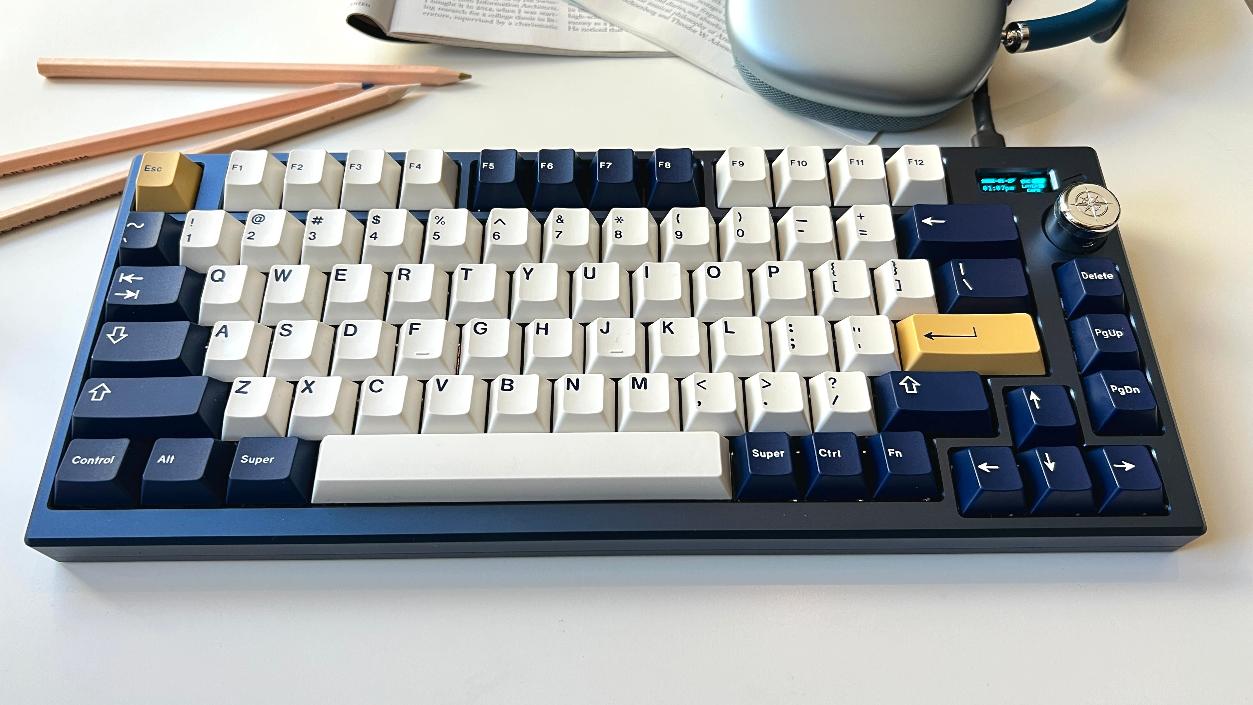 CannonKeys Satisfaction75 Round 2 75 percent keyboard in Deep Ocean Blue