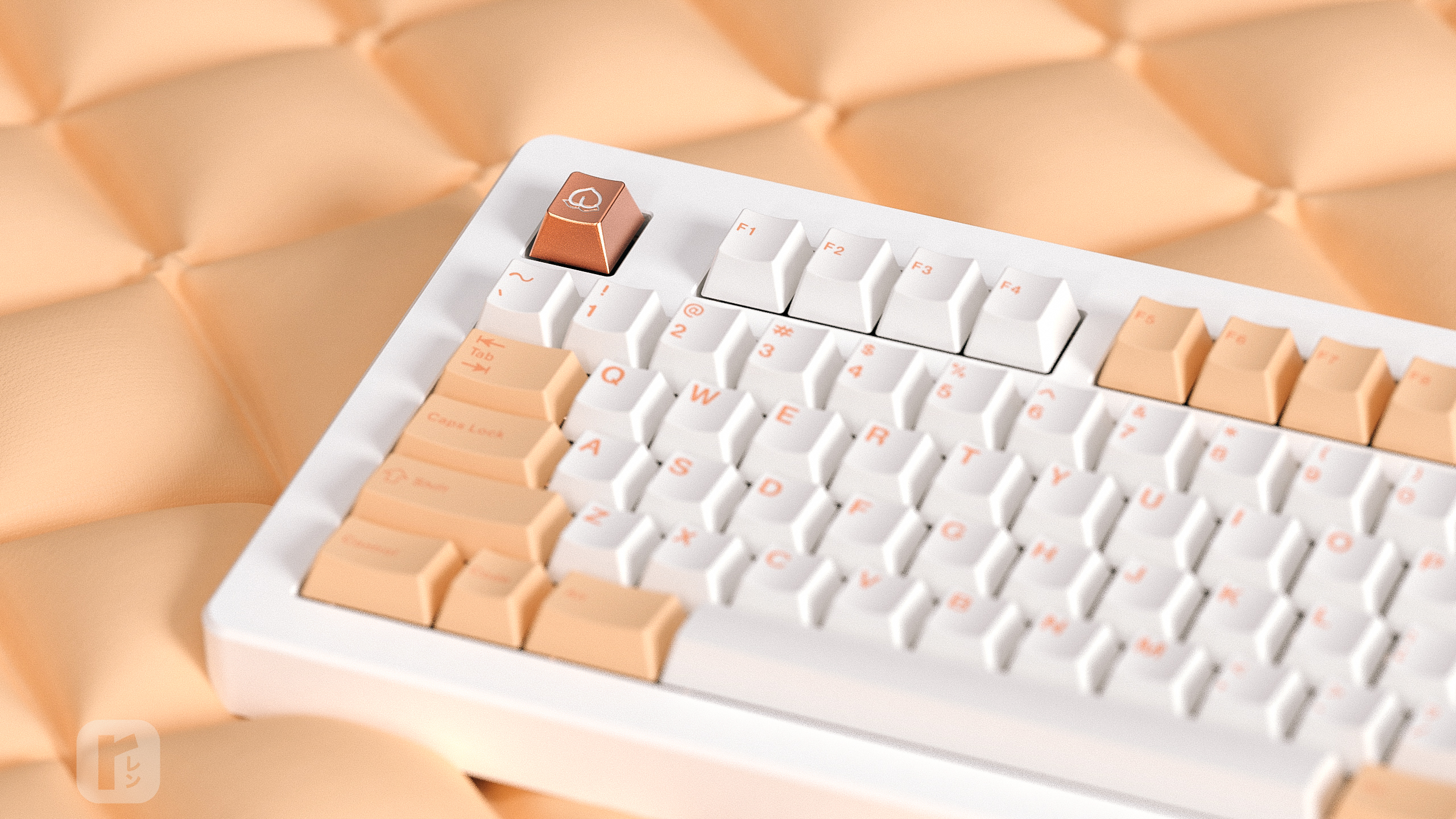 GMK Peaches n Cream