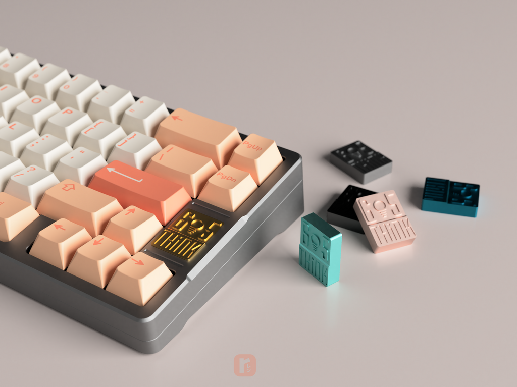 GMK Peaches n Cream CannonKeys