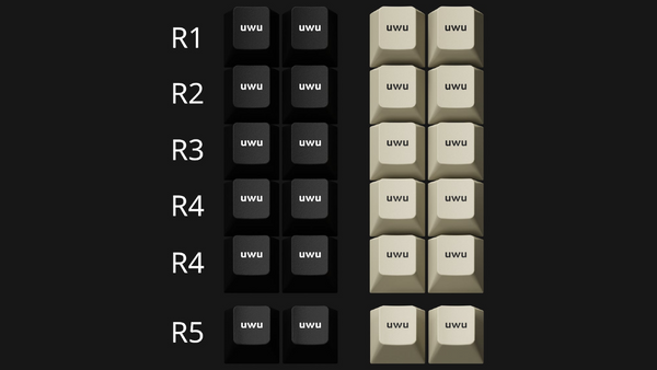 gmk uwu macro kit キーキャップ GMK Beige/WoB uwu Macro Add-on Kit – CannonKeys